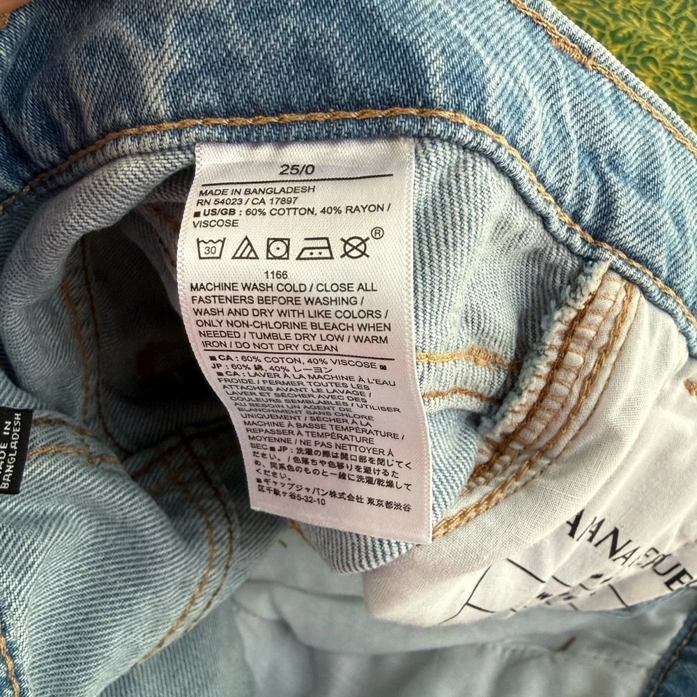 Banana Republic Relaxed Straight Blue Denim Jeans